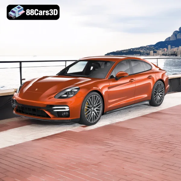 Porsche Panamera Turbo S Sport Turismo 3D Model