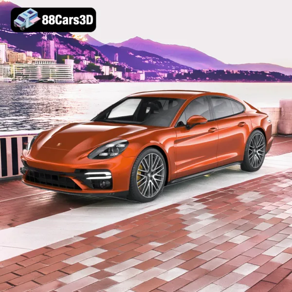 Porsche Panamera Turbo S Sport Turismo 3D Model