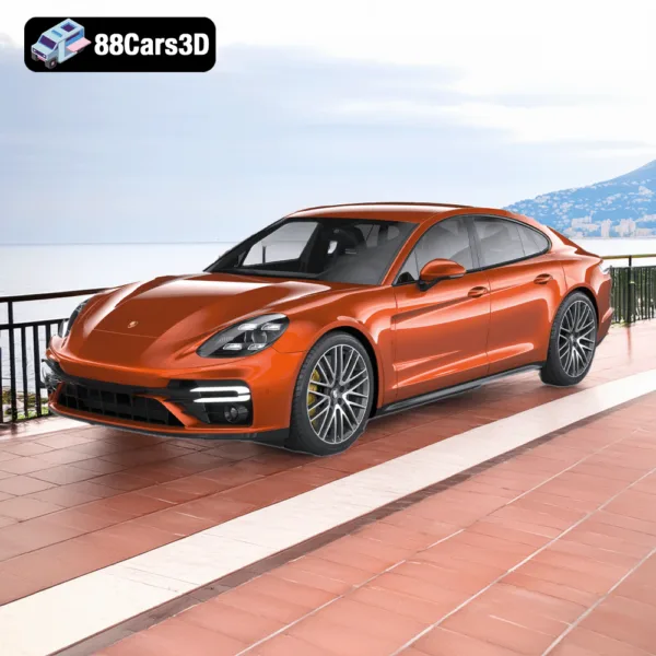Porsche Panamera Turbo S Sport Turismo 3D Model