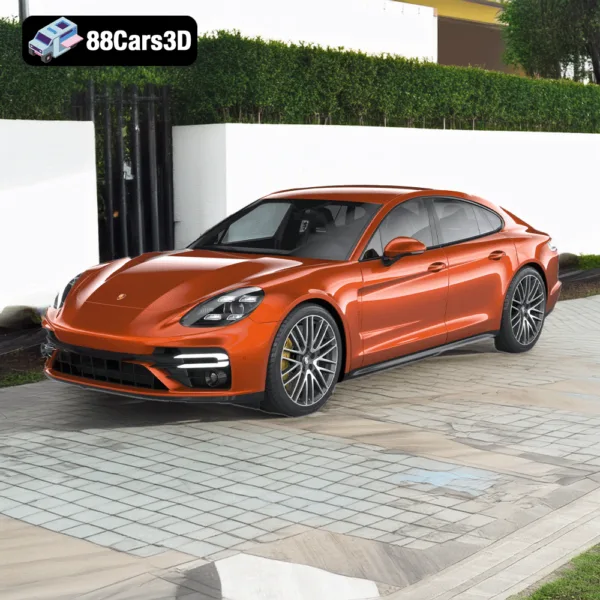 Porsche Panamera Turbo S Sport Turismo 3D Model