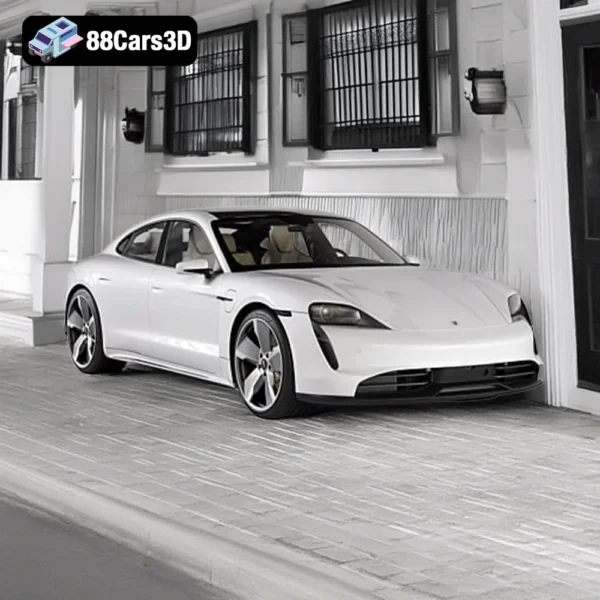 Porsche Taycan 2 3D Model