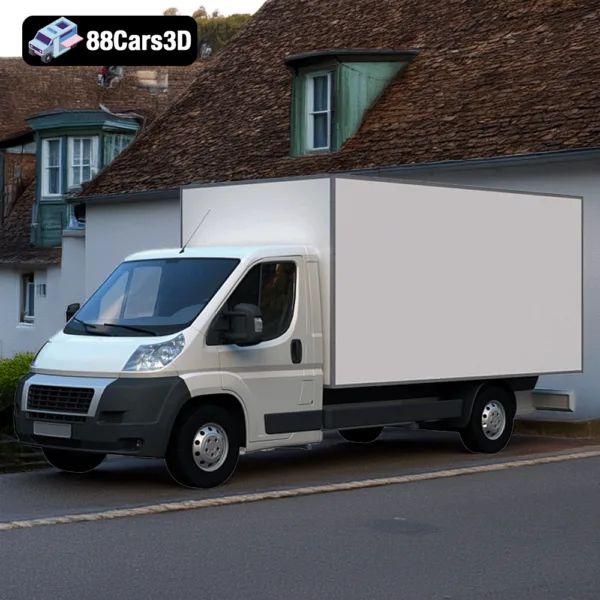 Renault Master L4H1 Cargo Van 3D Model