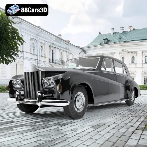 Rolls-Royce Phantom V – Classic Luxury Limousine 3D Model