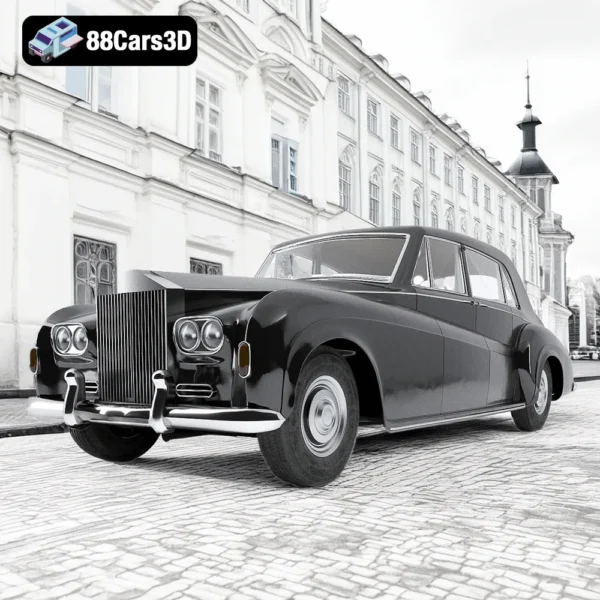 Rolls-Royce Phantom V – Classic Luxury Limousine 3D Model