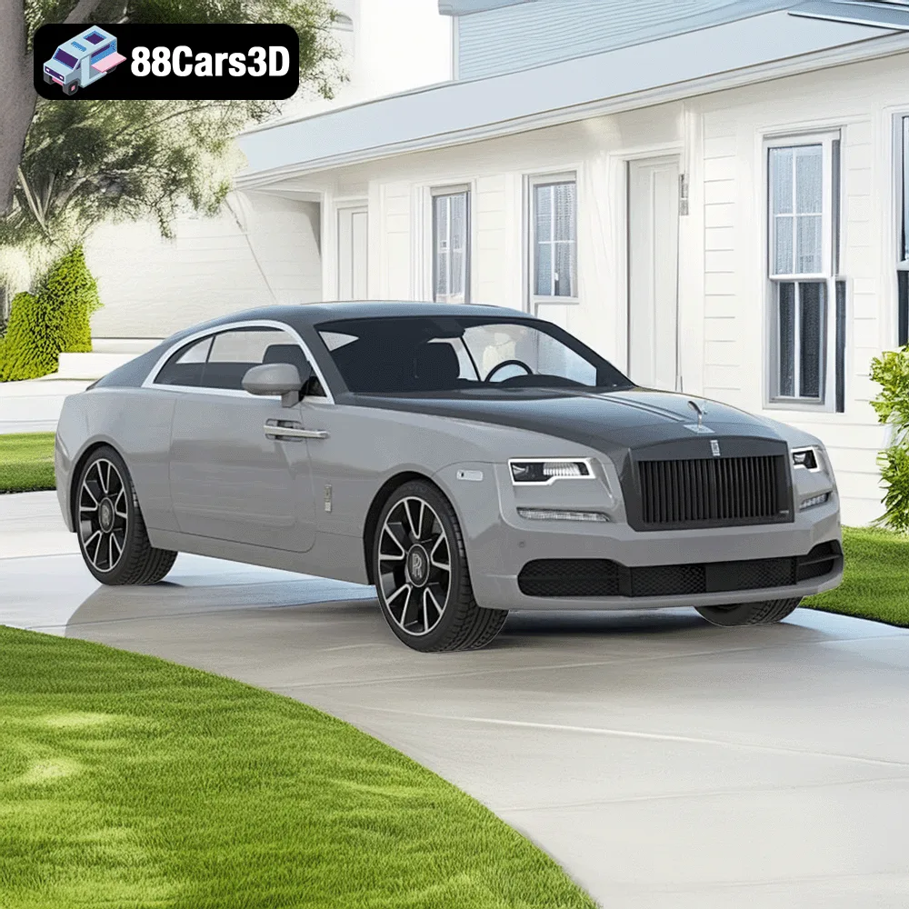 Rolls-Royce Wraith 3D Model - 88Cars3D Download 3D Car Models in ...