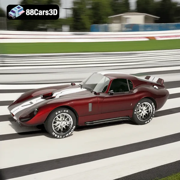 Shelby Daytona Cobra 3D Model 2