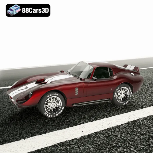 Shelby Daytona Cobra 3D Model55 Shelby Daytona Cobra 3D Model