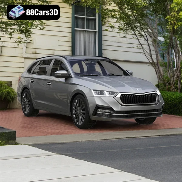 Skoda Octavia Combi 3D Model