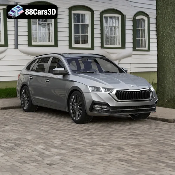 Skoda Octavia Combi 3D Model