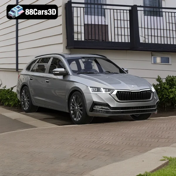 Skoda Octavia Combi 3D Model