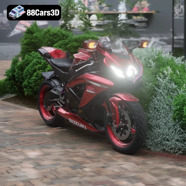 Suzuki GSX 750 3D Model