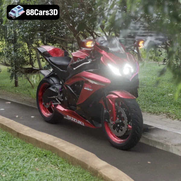 Suzuki GSX 750 3D Model