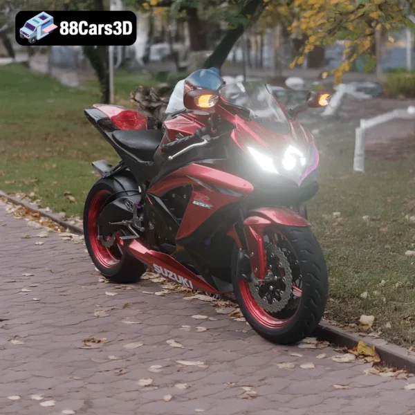 Suzuki GSX 750 3D Model