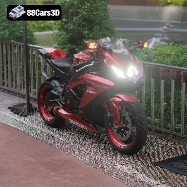 Suzuki GSX 750 3D Model