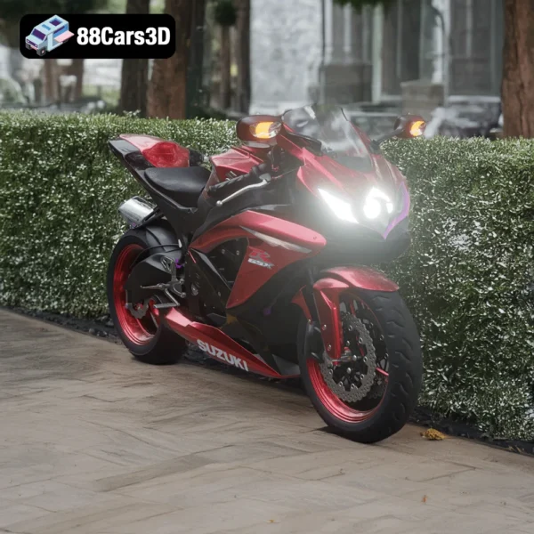 Suzuki GSX 750 3D Model