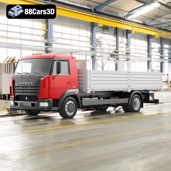 KAMAZ Truck 3D Model