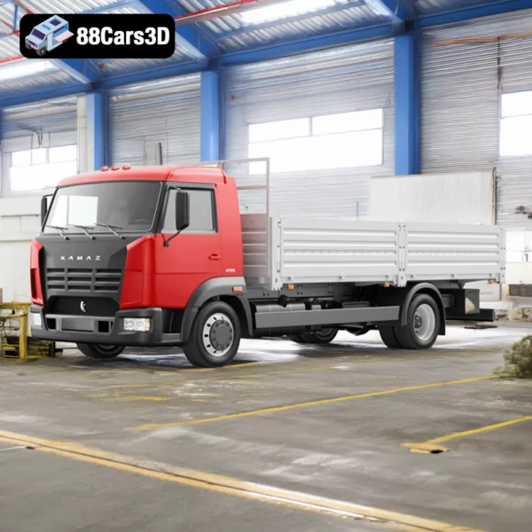 KAMAZ Truck 3D Model