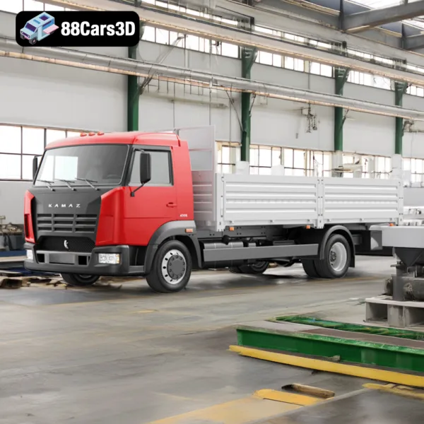 KAMAZ Truck 3D Model