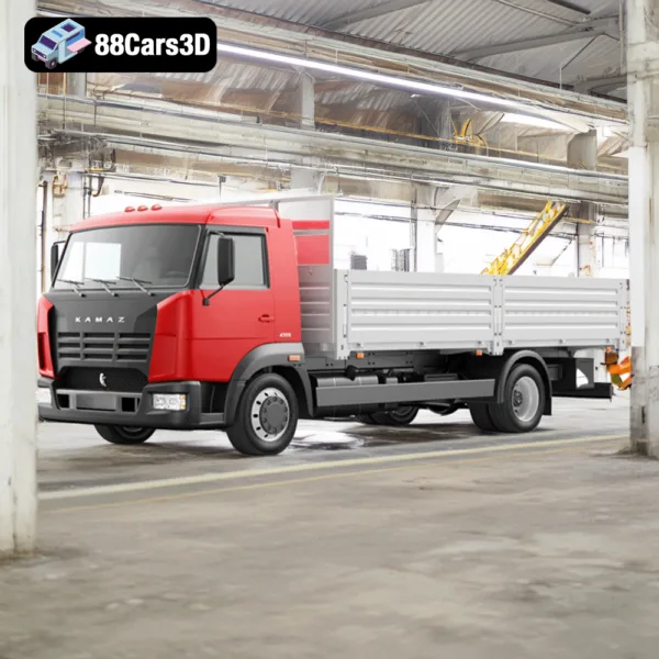 KAMAZ Truck 3D Model