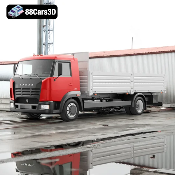 KAMAZ Truck 3D Model