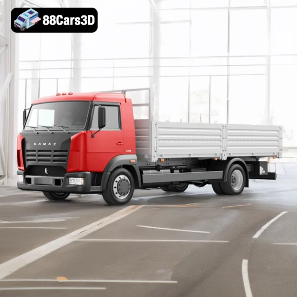KAMAZ Truck 3D Model