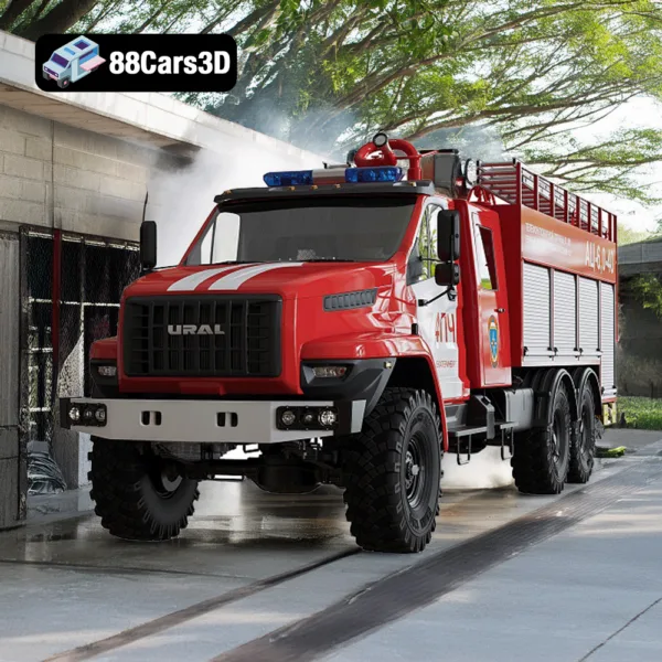 URAL Next Tank Truck – Rugged 3D Model