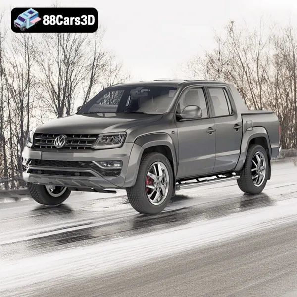Volkswagen Amarok 2019 3D Model 4