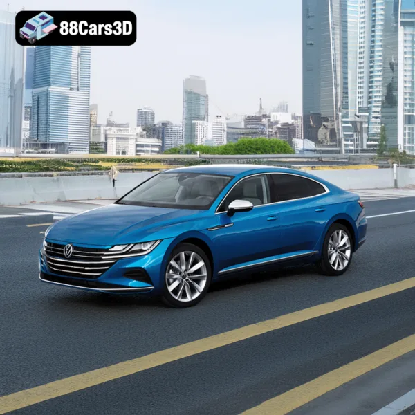 Volkswagen Arteon Hybrid 2021 3D Model1 Volkswagen Arteon Hybrid 2021 3D Model
