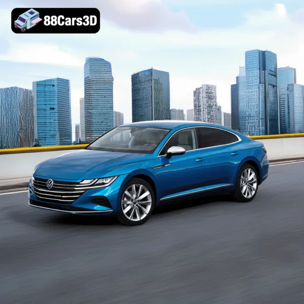 Volkswagen Arteon Hybrid 2021 3D Model9 Volkswagen Arteon Hybrid 2021 3D Model