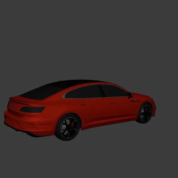 Volkswagen Arteon R fastback 2022 0002 Volkswagen Arteon R Fastback 2022 3D Model