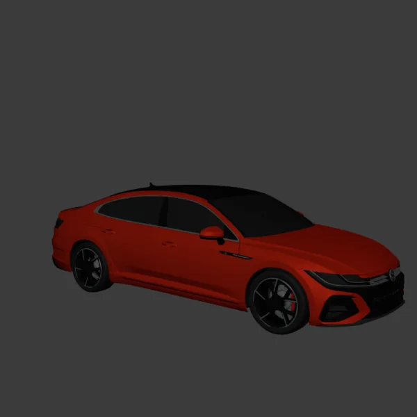 Volkswagen Arteon R fastback 2022 0005 Volkswagen Arteon R Fastback 2022 3D Model