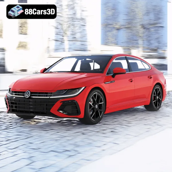 Volkswagen Arteon R fastback 2022 3D Model 22 Volkswagen Arteon R Fastback 2022 3D Model
