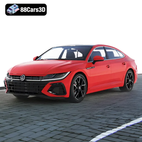 Volkswagen Arteon R fastback 2022 3D Model 33 Volkswagen Arteon R Fastback 2022 3D Model