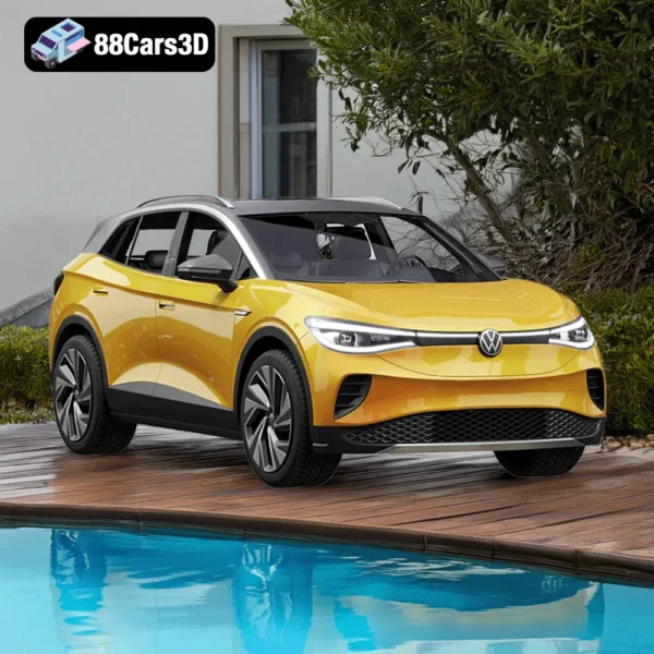 Volkswagen ID.4 2021 3D Model