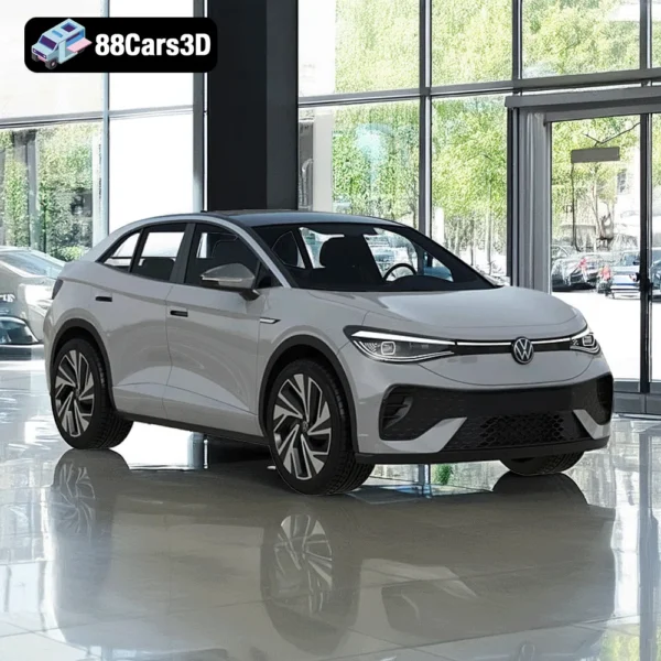 Volkswagen ID5 20223 Volkswagen ID.5 2022 – Electric SUV Coupe 3D Model