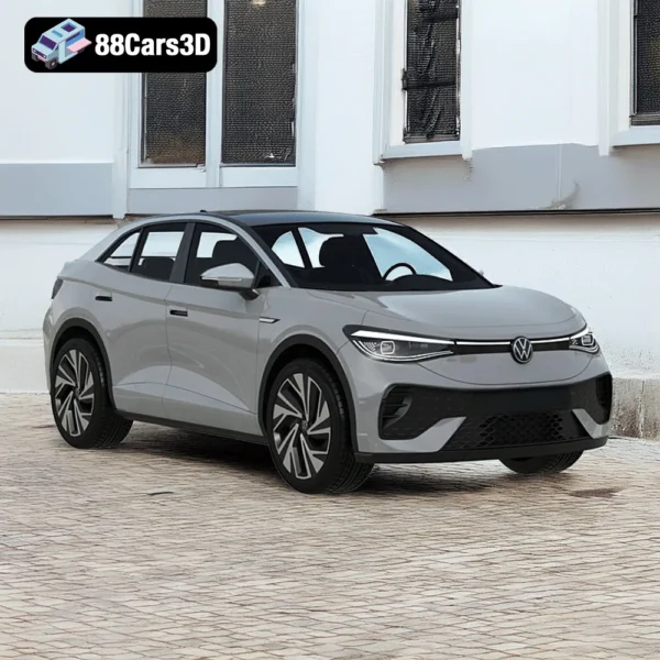 Volkswagen ID5 20227 Volkswagen ID.5 2022 – Electric SUV Coupe 3D Model