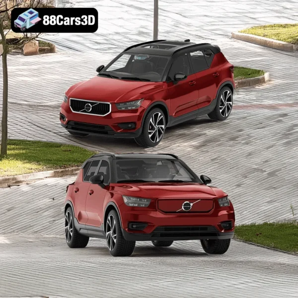 Volvo XC40 & XC40 Recharge 2020 3D Model