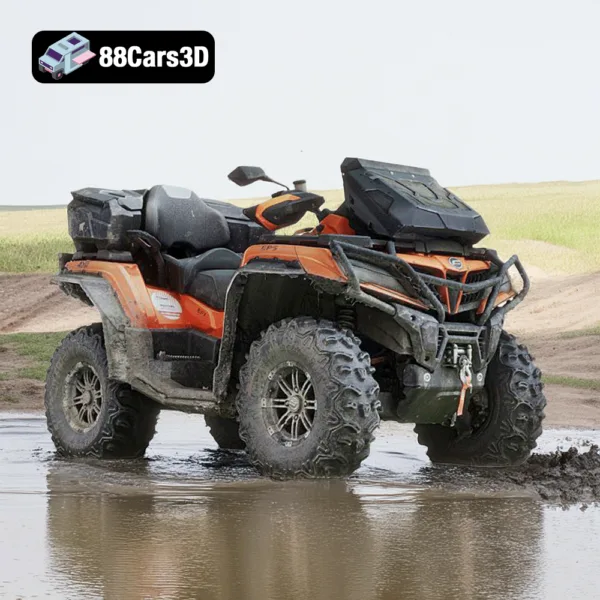 CF Moto X10 ATV – 3D Model for Off-Road Simulation