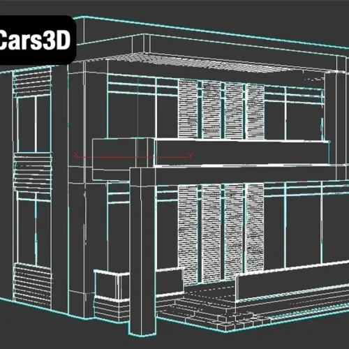 009 Modern Villa 2021 – Contemporary Residential House 3D Model