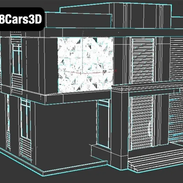 009 Modern Villa 2021 – Contemporary Residential House 3D Model