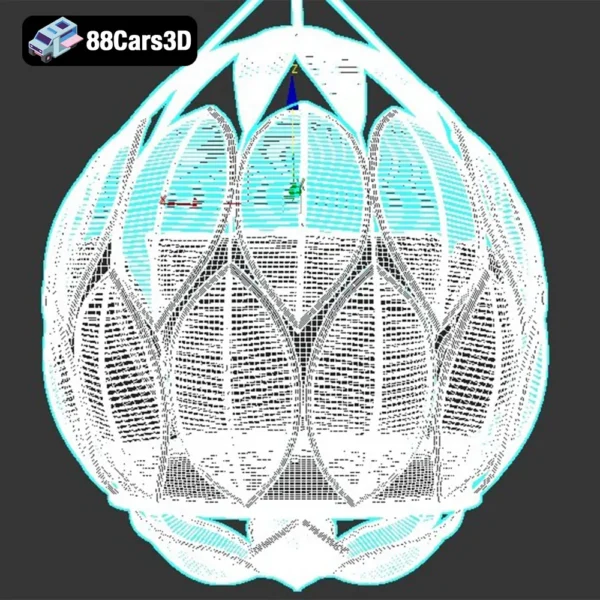 Pear Chair – Sculptural Accent Chair 3D Model