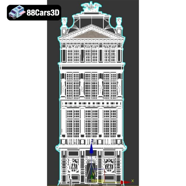 Facade – Modern Architectural Exterior 3D Model