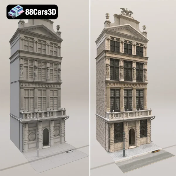 Facade – Modern Architectural Exterior 3D Model