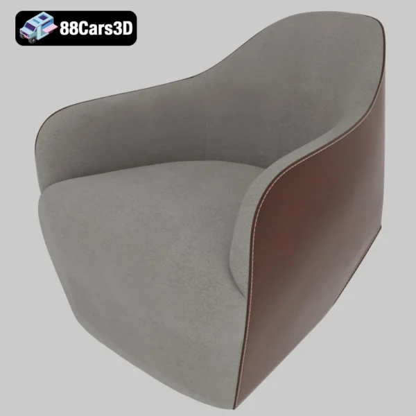 7WK ISANKA Chair 2021 – Contemporary Designer Chair 3D Model