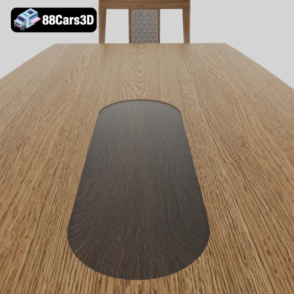 Adam-Eva-003 Adam-Eva 2021 – Contemporary Table and Chairs 3D Model