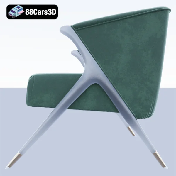 Armchair-A2 – Contemporary Lounge Chair 3D Model