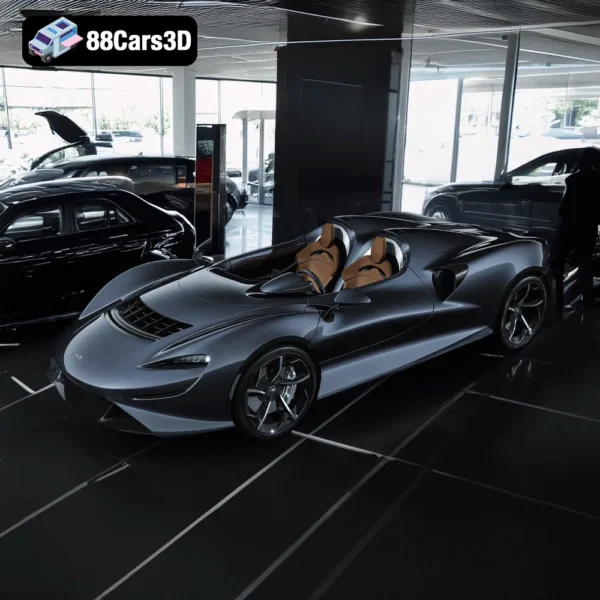 Aston Martin Elva 3D Model 4 Aston Martin Elva – Open-Top Speedster 3D Model