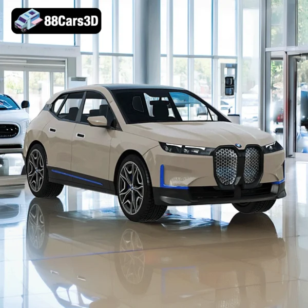 BMW IX 20255 BMW iX 2025 – Electric Luxury SUV 3D Model