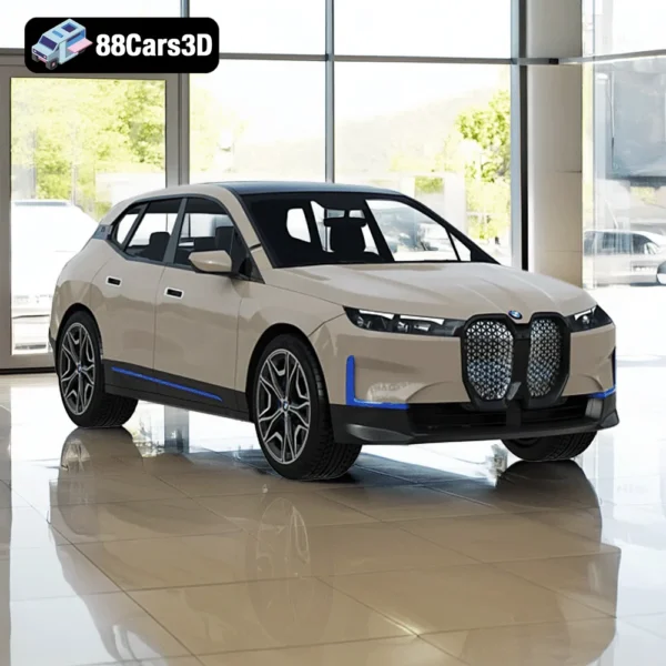 BMW IX 202588 BMW iX 2025 – Electric Luxury SUV 3D Model