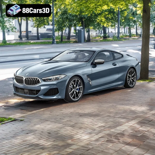 BMW_8 4 BMW 8 Series – Grand Tourer Coupe 3D Model